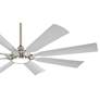 Thumbnail4 of 65" Minka Aire Future Brushed Nickel LED Outdoor Fan with Remote more views