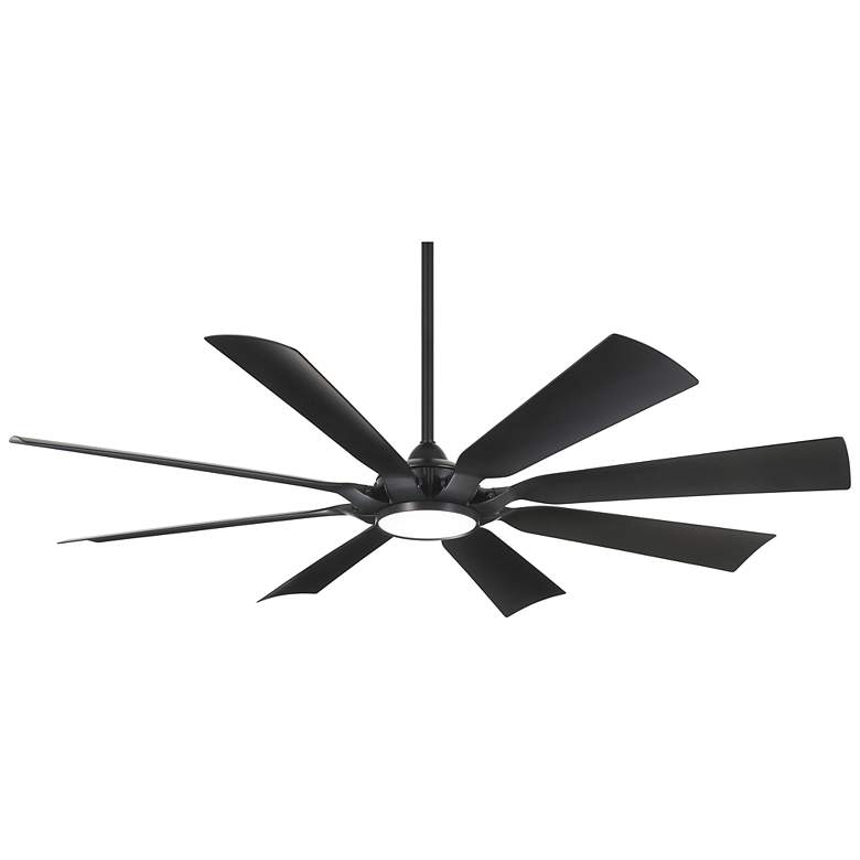 Image 2 65" Minka Aire Future Coal LED Outdoor Ceiling Fan with Remote
