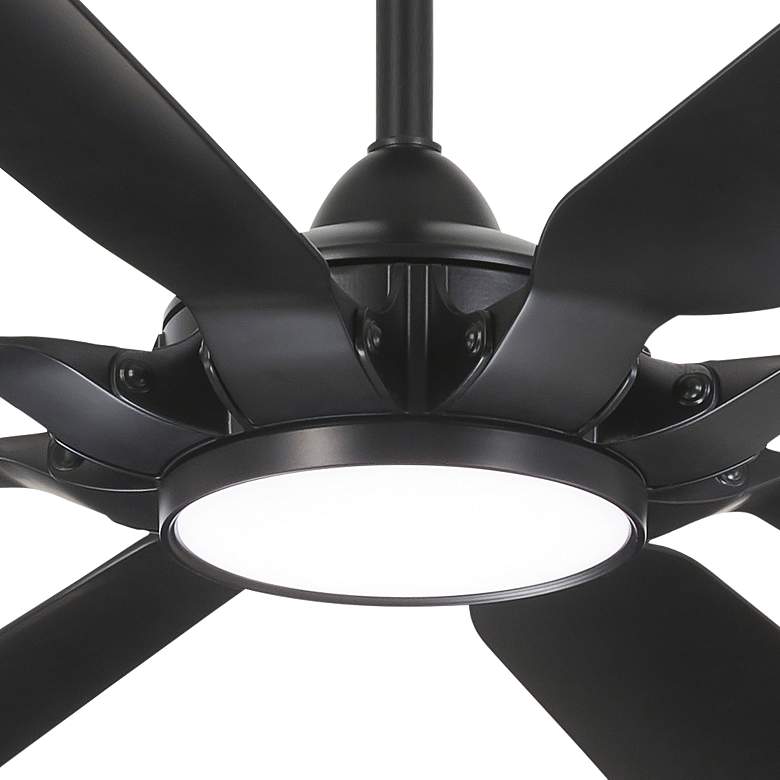 Image 3 65" Minka Aire Future Coal LED Outdoor Ceiling Fan with Remote more views