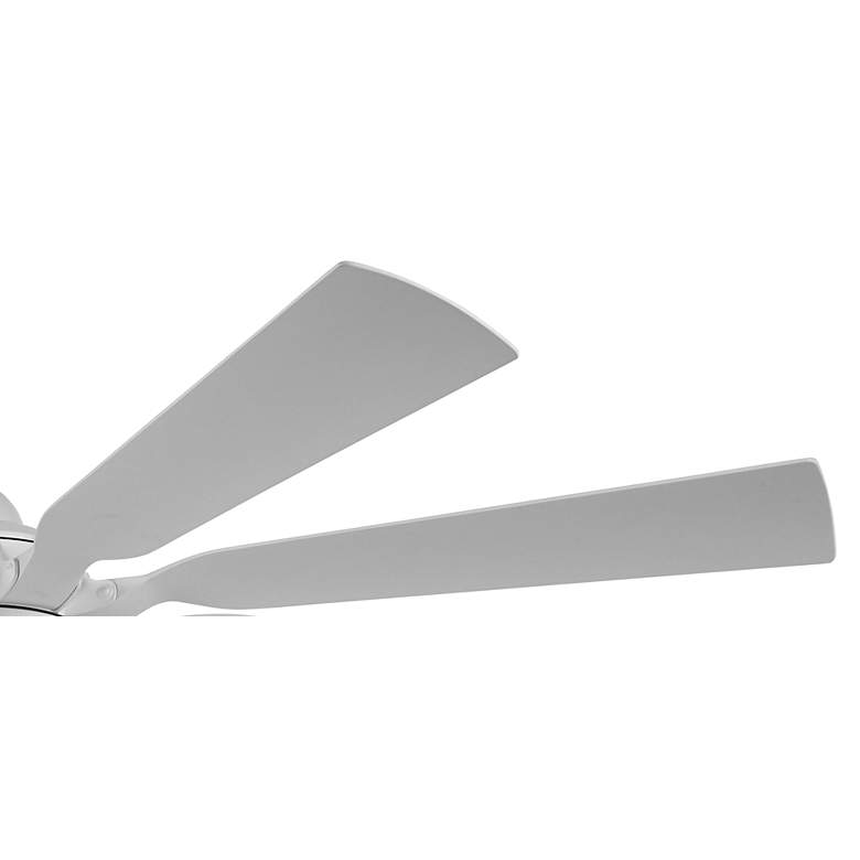 Image 3 65 inch Minka Aire Future Flat White LED Outdoor Ceiling Fan with Remote more views