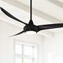 65" Minka Aire Light Wave Coal Large LED Ceiling Fan with Remote