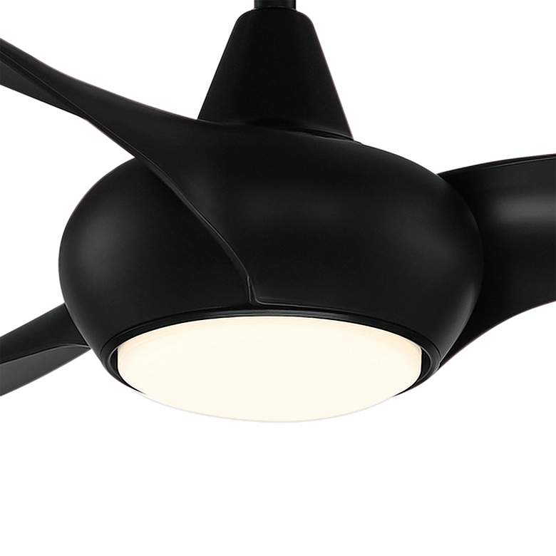Image 3 65 inch Minka Aire Light Wave Coal Large LED Ceiling Fan with Remote more views