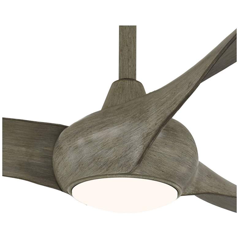 Image 5 65" Minka Aire Light Wave Driftwood Large LED Ceiling Fan with Remote more views
