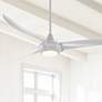 65" Minka Aire Light Wave Silver Large Modern Ceiling Fan with Remote