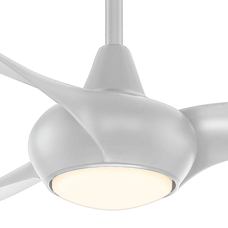 Image 3 65" Minka Aire Light Wave Silver Large Modern Ceiling Fan with Remote more views