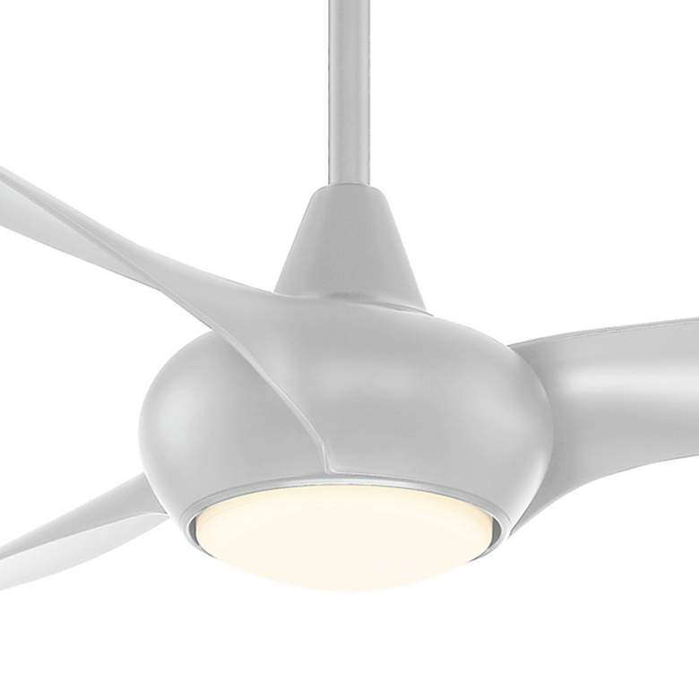 Image 3 65" Minka Aire Light Wave Silver Large Modern Ceiling Fan with Remote more views