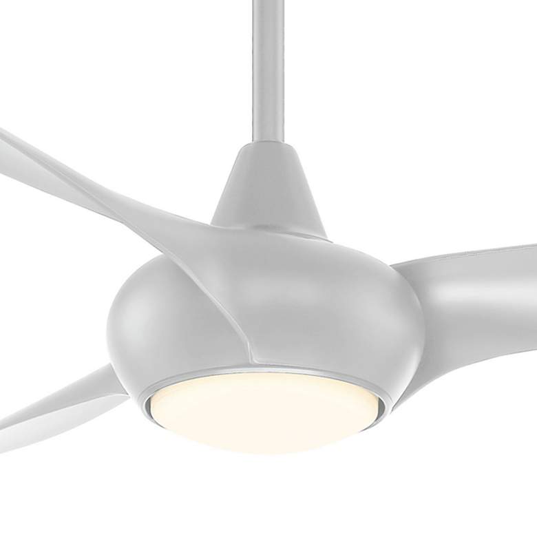 Image 3 65 inch Minka Aire Light Wave Silver Large Modern Ceiling Fan with Remote more views