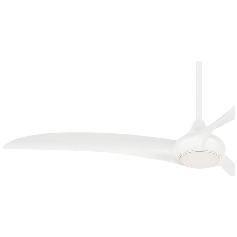 Image 3 65 inch Minka Aire Light Wave White Large LED Ceiling Fan with Remote more views