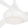 65" Minka Aire Light Wave White Large LED Ceiling Fan with Remote