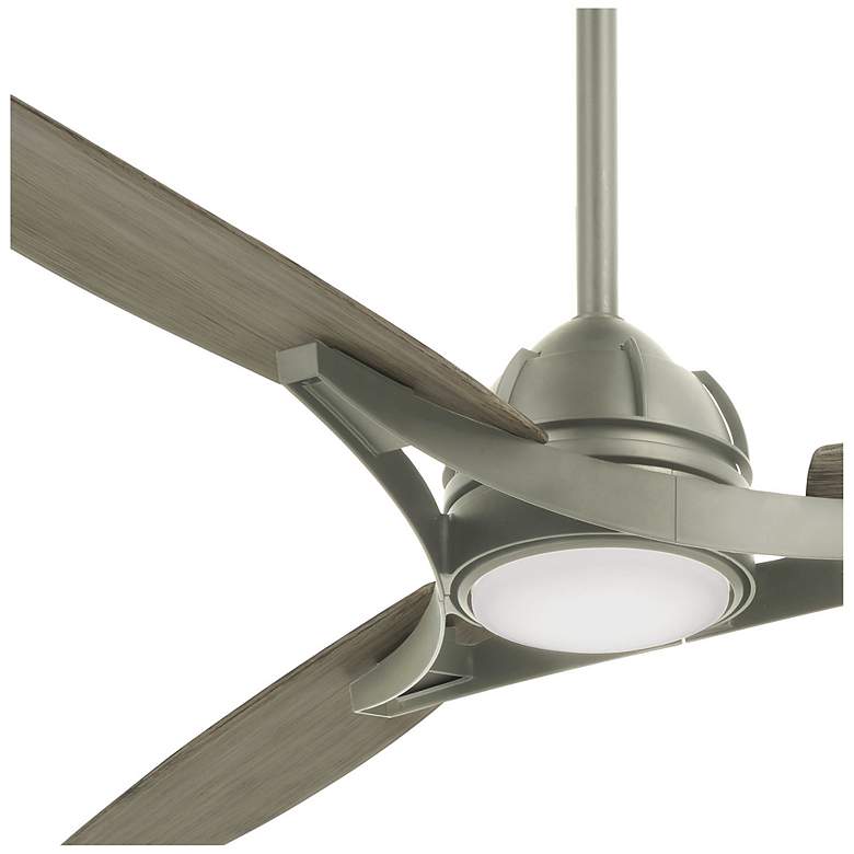 Image 4 65" Minka Aire Molino Burnished Nickel Wet Location LED Smart Fan more views