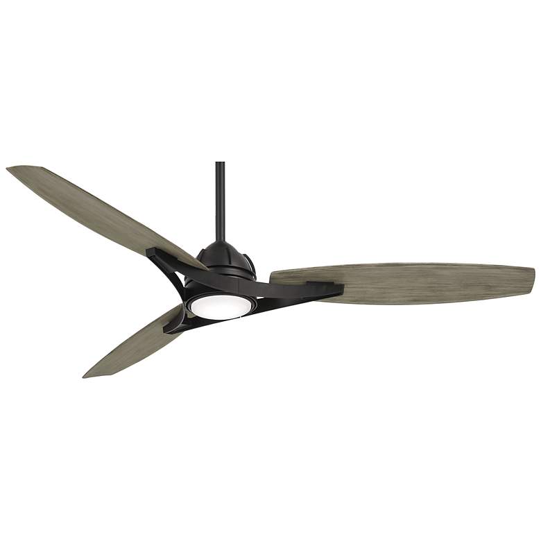 Image 2 65 inch Minka Aire Molino Coal Wet Outdoor LED Smart Ceiling Fan