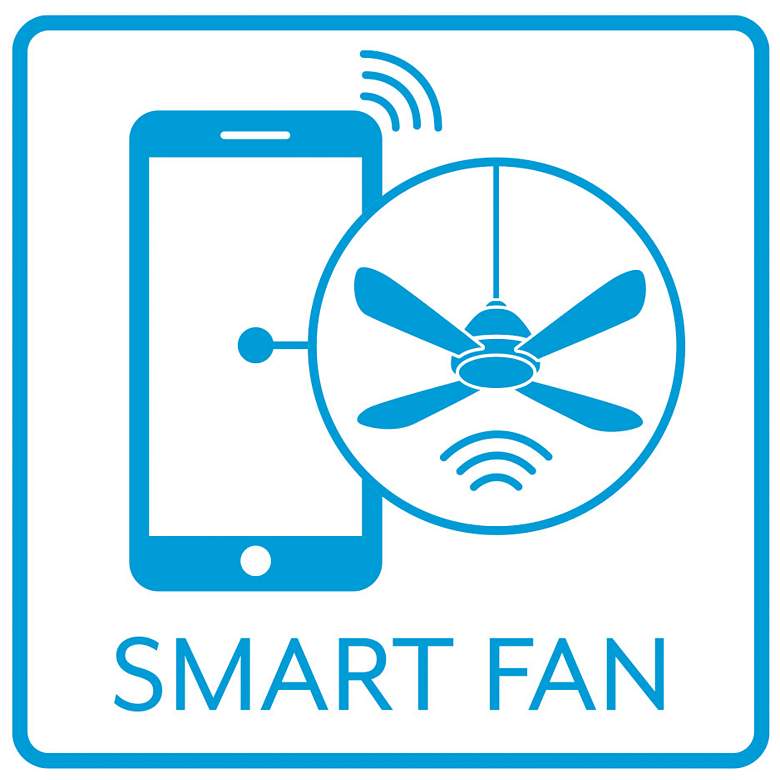 Image 7 65" Minka Aire Molino Coal Wet Outdoor LED Smart Ceiling Fan more views
