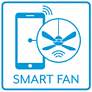 7_65" Minka Aire Molino Coal Wet Outdoor LED Smart Ceiling Fan more views