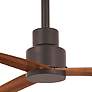 65" Minka Aire Simple Coal Outdoor Ceiling Fan with Remote Control