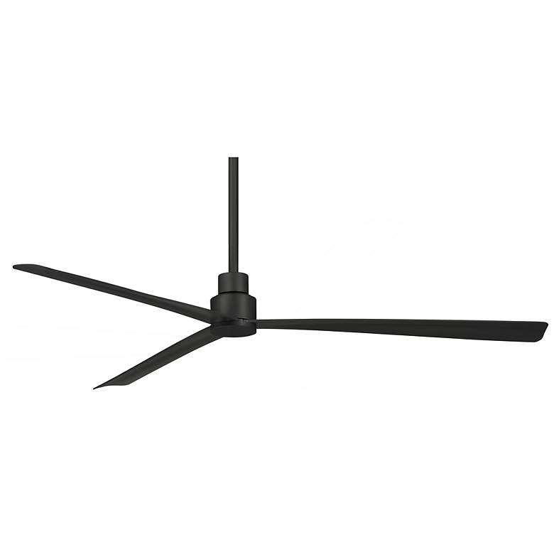 Image 1 65 inch Minka Aire Simple Coal Wet Remote Ceiling Fan with Remote