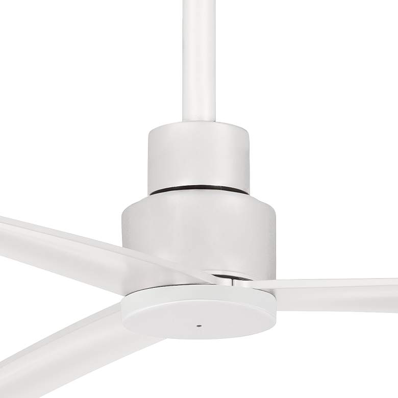 Image 3 65" Minka Aire Simple Flat White Outdoor Ceiling Fan with Remote more views