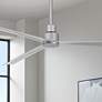 1_65" Minka Aire Simple Silver Outdoor Ceiling Fan with Remote Control