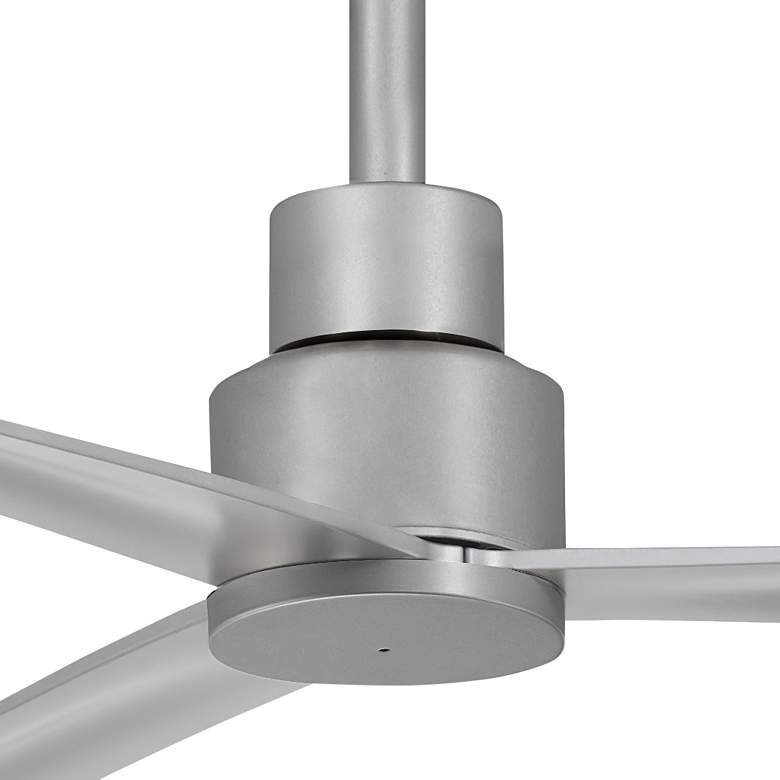 Image 3 65" Minka Aire Simple Silver Outdoor Ceiling Fan with Remote Control more views