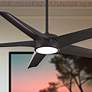 2_65" Minka Aire Skymaster Coal LED Indoor Ceiling Fan with Remote