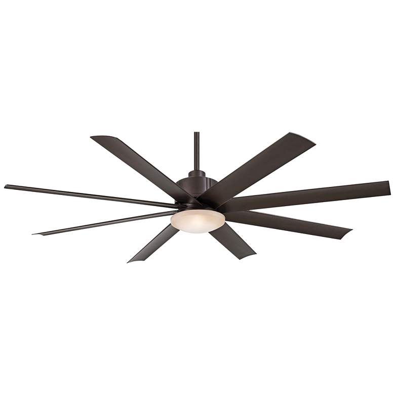 Image 2 65 inch Minka Aire Slipstream Bronze LED Large Outdoor Fan with Remote