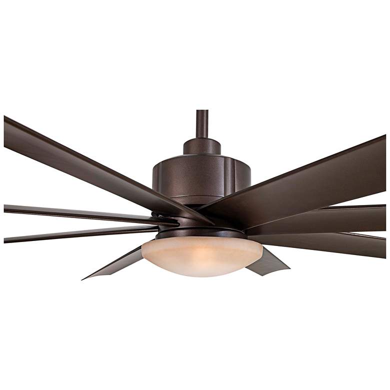 Image 4 65" Minka Aire Slipstream Bronze LED Large Outdoor Fan with Remote more views