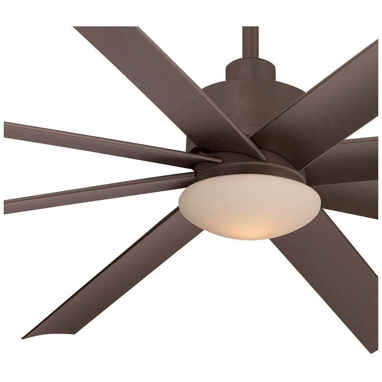 Image 4 65" Minka Aire Slipstream Bronze LED Large Outdoor Fan with Remote more views