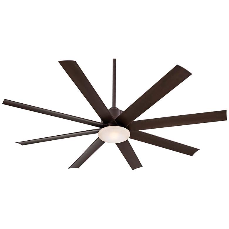 Image 6 65 inch Minka Aire Slipstream Bronze LED Large Outdoor Fan with Remote more views