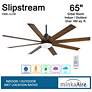 6_65" Minka Aire Slipstream Coal Wet Rated Large Ceiling Fan with Remote more views