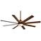 65" Minka Aire Slipstream Koa Brown Wet Rated Ceiling Fan with Remote
