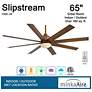 6_65" Minka Aire Slipstream Koa Brown Wet Rated Ceiling Fan with Remote more views