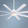 65" Minka Aire Slipstream White Outdoor LED Ceiling Fan with Remote