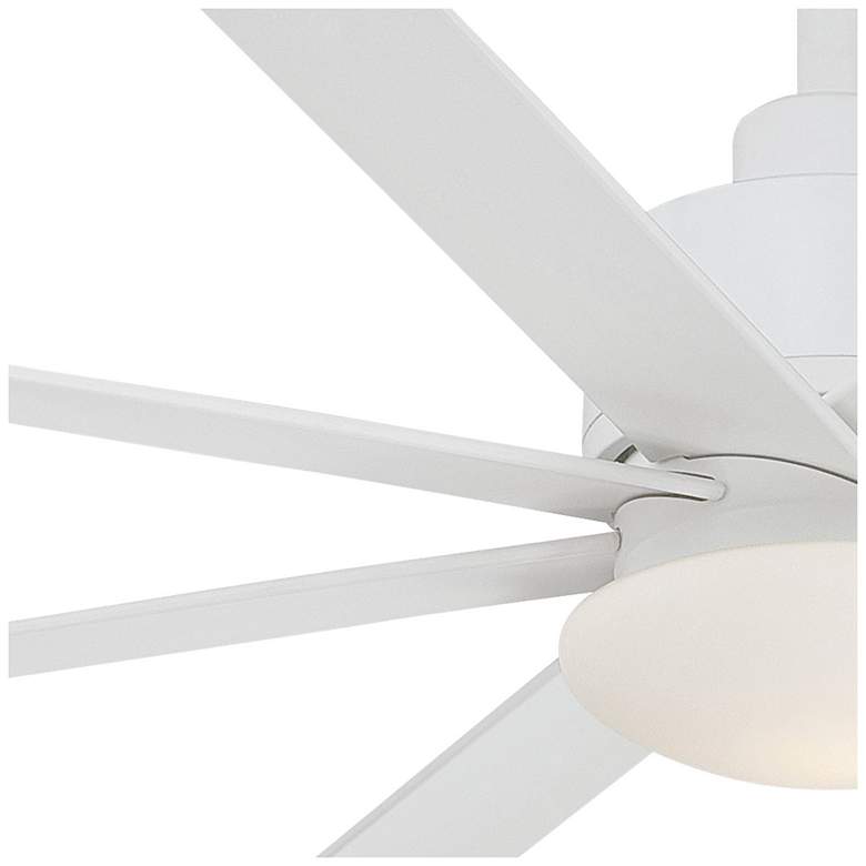 Image 5 65" Minka Aire Slipstream White Outdoor LED Ceiling Fan with Remote more views