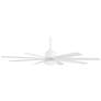65" Minka Aire Slipstream White Outdoor LED Ceiling Fan with Remote