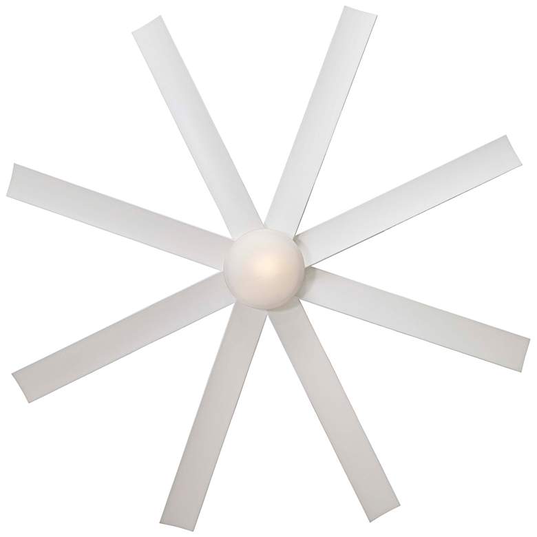 Image 7 65 inch Minka Aire Slipstream White Outdoor LED Ceiling Fan with Remote more views