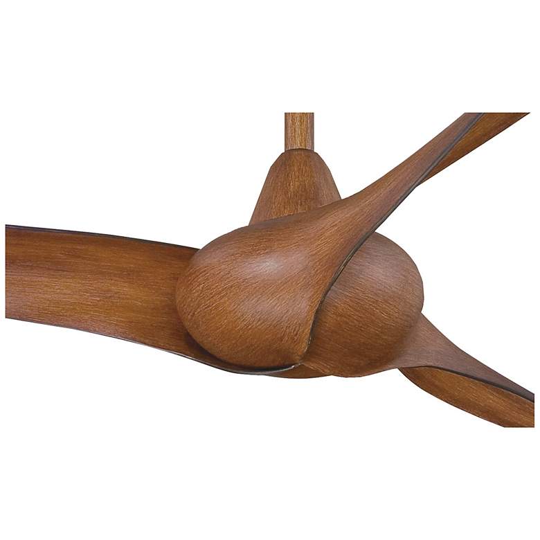 Image 3 65" Minka Aire Wave 3-Blade Distressed Koa Ceiling Fan with Remote more views