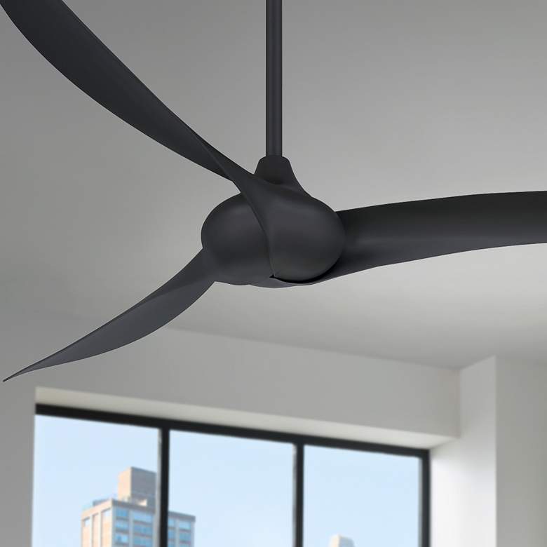 Image 1 65" Minka Aire Wave Coal Ceiling Fan with Remote Control