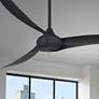1_65" Minka Aire Wave Coal Ceiling Fan with Remote Control