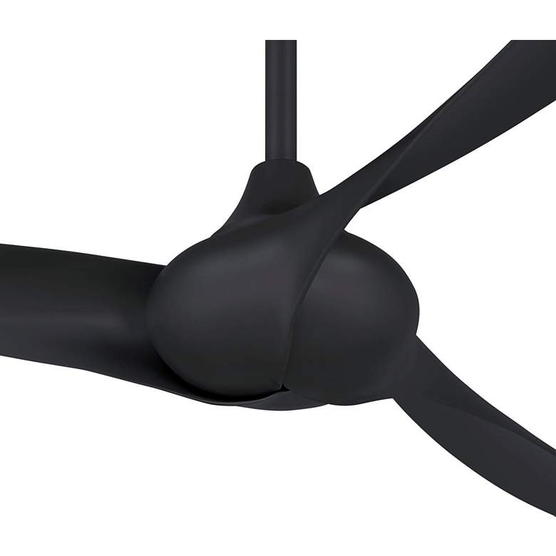 Image 4 65 inch Minka Aire Wave Coal Ceiling Fan with Remote Control more views