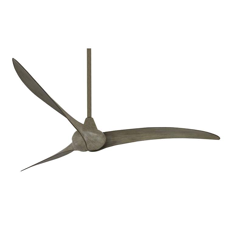 Image 1 65 inch Minka Aire Wave Driftwood Ceiling Fan with Remote Control