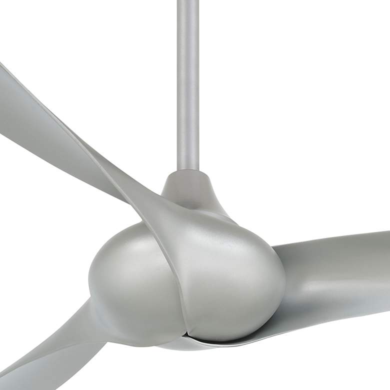 Image 2 65" Minka Aire Wave Silver Ceiling Fan with Remote Control more views