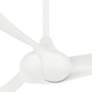 65" Minka Aire Wave White Ceiling Fan with Remote Control