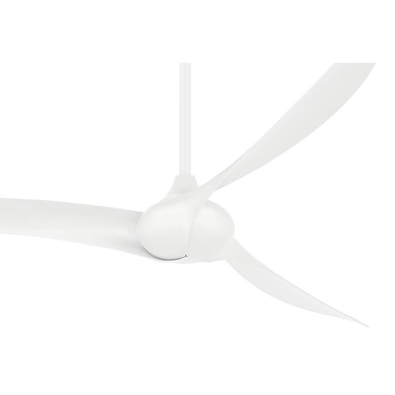 Image 3 65" Minka Aire Wave White Ceiling Fan with Remote Control more views