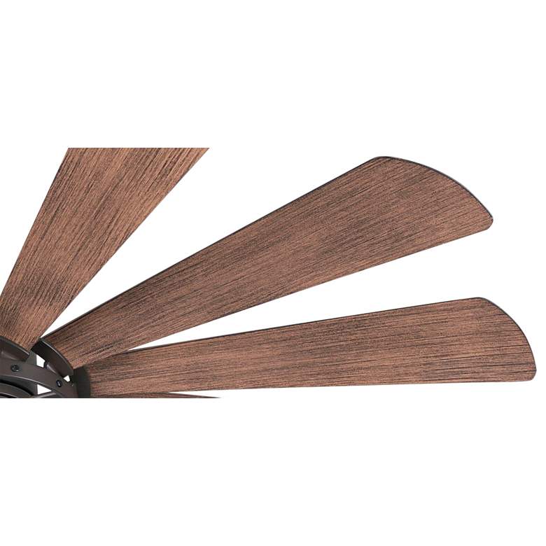 Image 4 65" Minka Aire Windmolen Bronze Wet Rated LED Smart Ceiling Fan more views