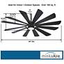 65" Minka Aire Windmolen Textured Coal LED Wet Rated Smart Ceiling Fan