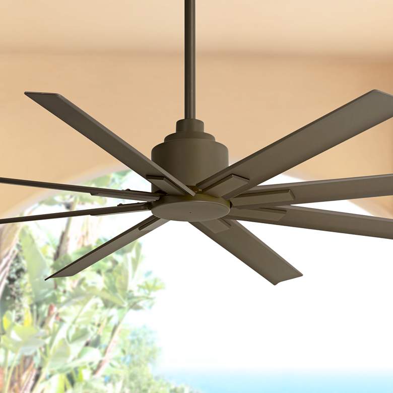 Image 1 65 inch Minka Aire Xtreme H2O Bronze Wet Rated Large Fan with Remote