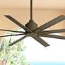 65" Minka Aire Xtreme H2O Bronze Wet Rated Large Fan with Remote