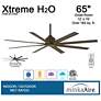 7_65" Minka Aire Xtreme H2O Bronze Wet Rated Large Fan with Remote more views