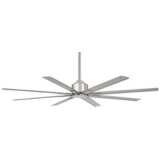 65&quot; Minka Aire Xtreme H2O Brushed Nickel Wet Ceiling Fan with Remote