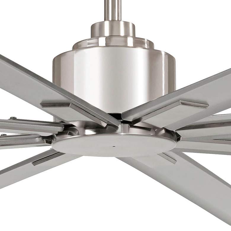 Image 3 65" Minka Aire Xtreme H2O Brushed Nickel Wet Ceiling Fan with Remote more views