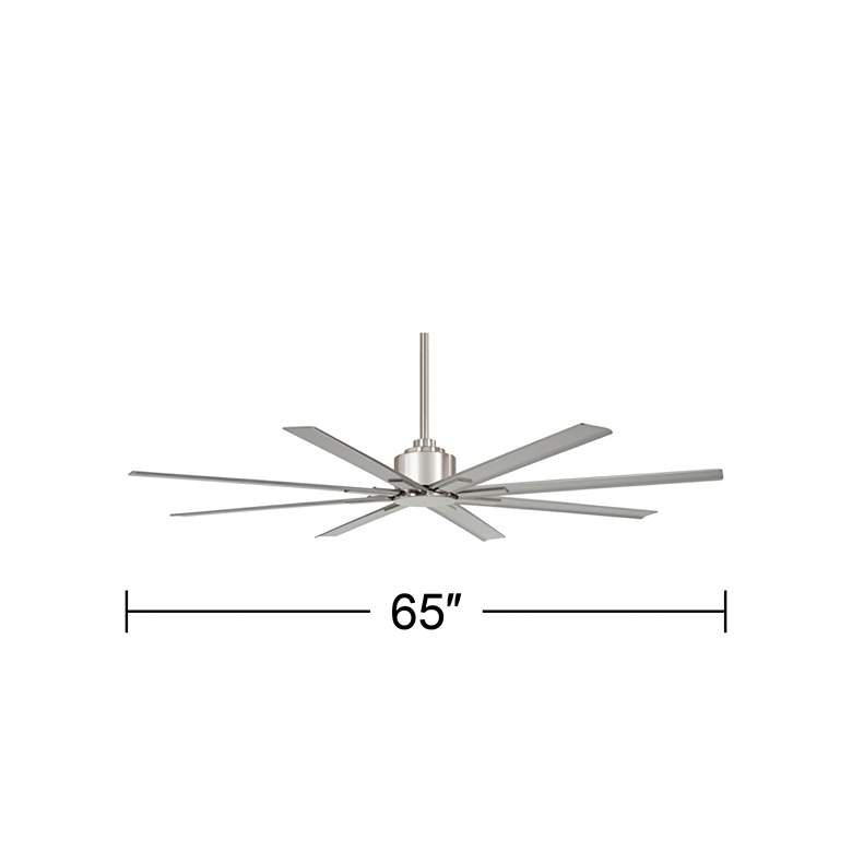 Image 6 65" Minka Aire Xtreme H2O Brushed Nickel Wet Ceiling Fan with Remote more views